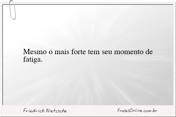 Frase de Friedrich Nietzsche