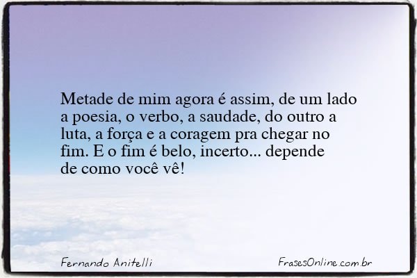 Frase de Fernando Anitelli