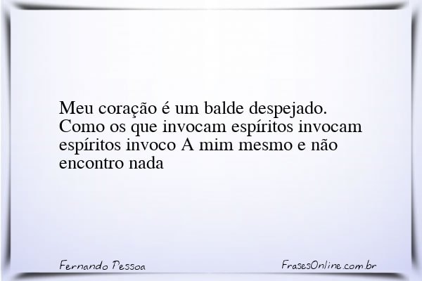 Frase de Fernando Pessoa