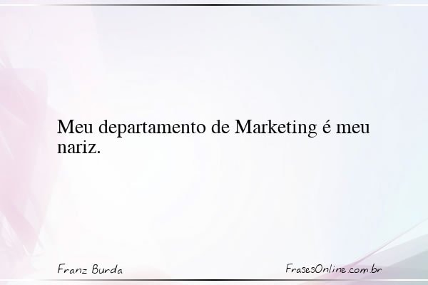 Frase de Franz Burda