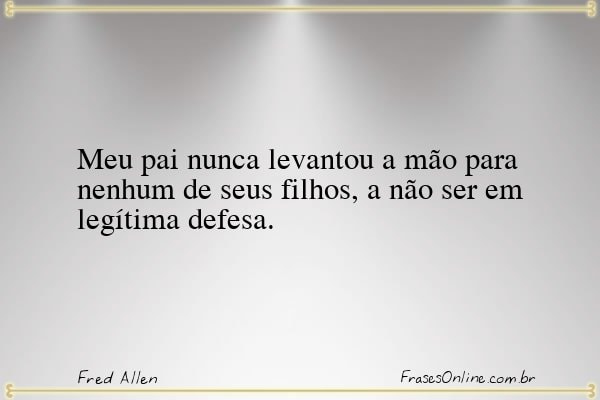 Frase de Fred Allen