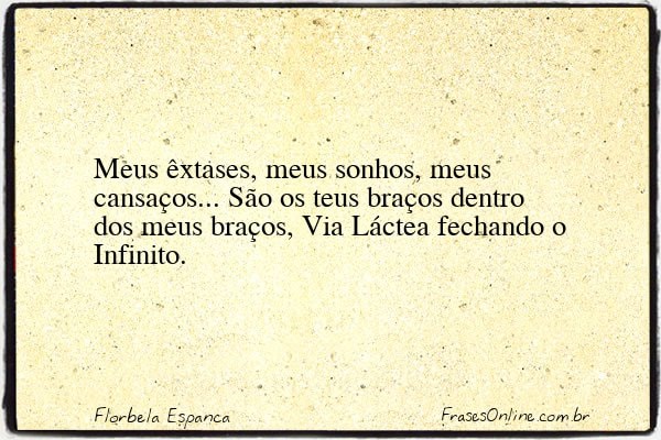 Frase de Florbela Espanca