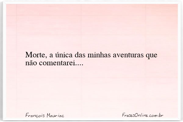 Frase de François Mauriac