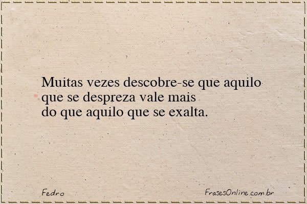 Frase de Fedro