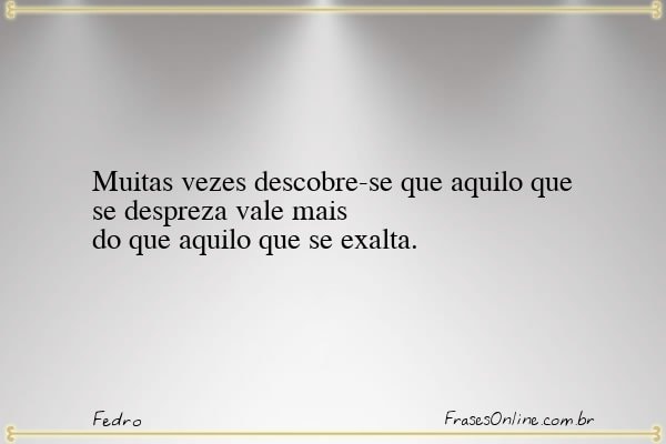 Frase de Fedro