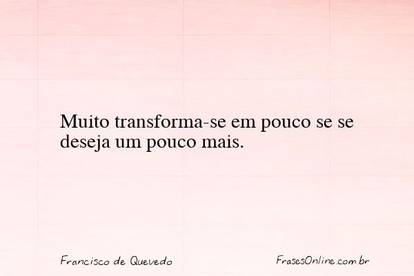 Frase de Francisco de Quevedo