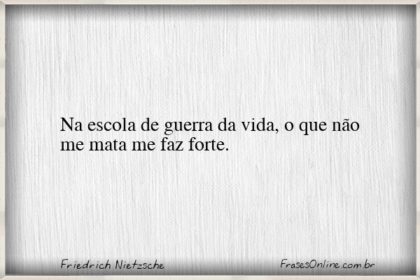 Frase de Friedrich Nietzsche