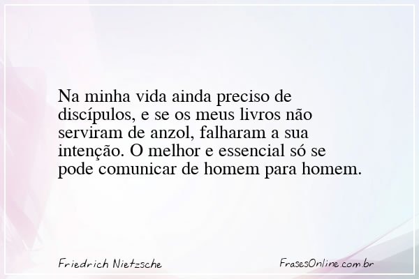 Frase de Friedrich Nietzsche