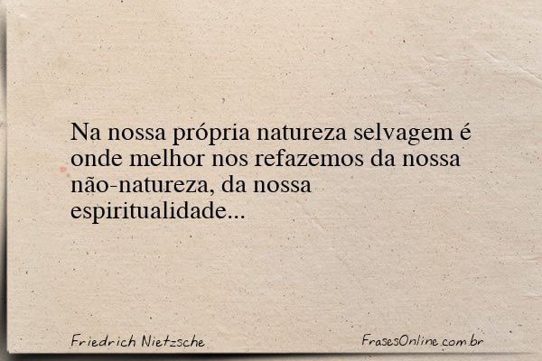 Frase de Friedrich Nietzsche