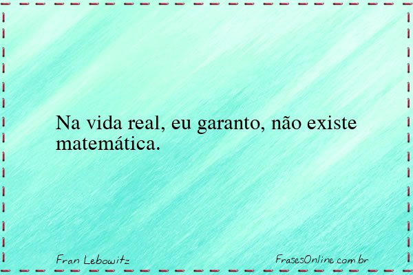 Frase de Fran Lebowitz