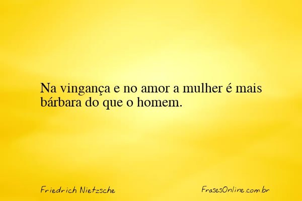 Frase de Friedrich Nietzsche