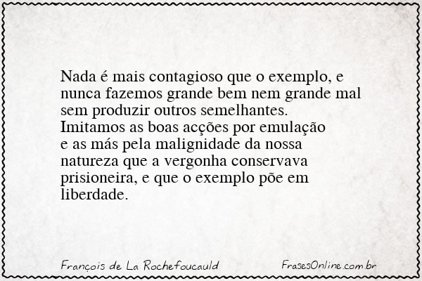 Frase de François de La Rochefoucauld