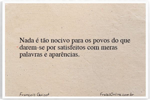 Frase de François Guizot