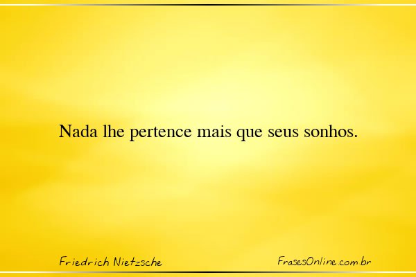 Frase de Friedrich Nietzsche