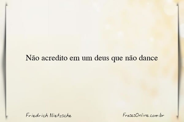 Frase de Friedrich Nietzsche