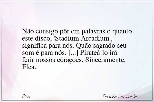 Frase de Flea