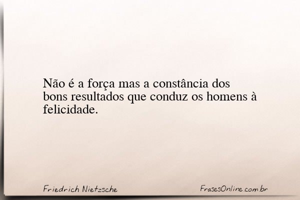 Frase de Friedrich Nietzsche
