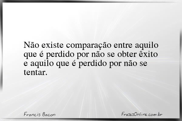 Frase de Francis Bacon