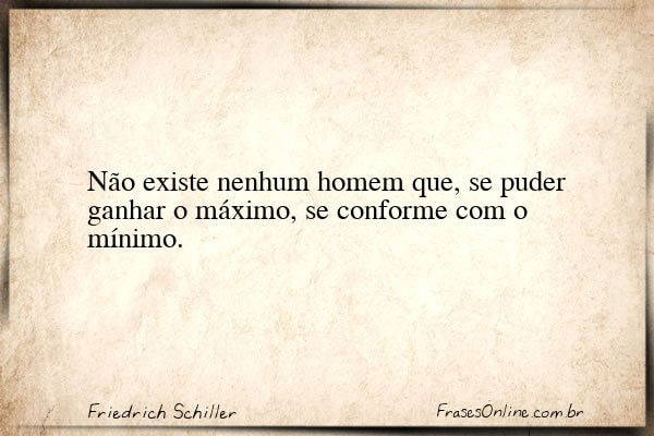 Frase de Friedrich Schiller