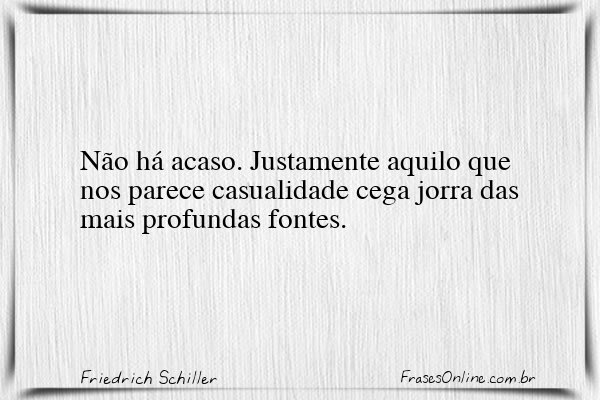 Frase de Friedrich Schiller