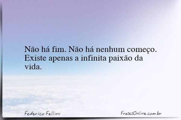 Frase de Federico Fellini
