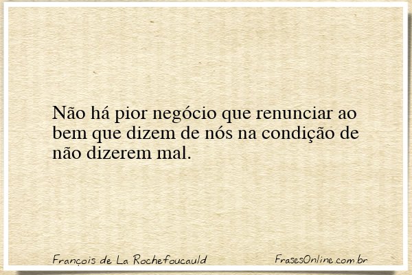 Frase de François de La Rochefoucauld