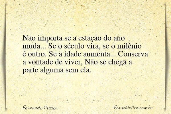 Frase de Fernando Pessoa