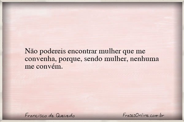 Frase de Francisco de Quevedo