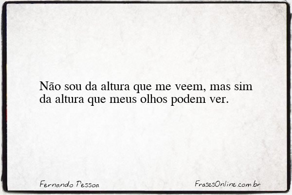 Frase de Fernando Pessoa
