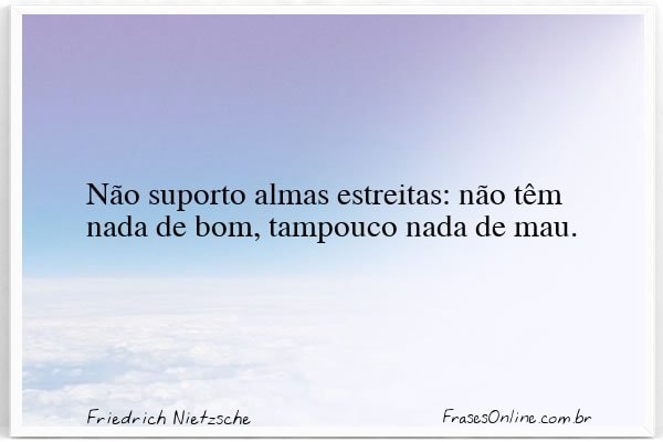 Frase de Friedrich Nietzsche