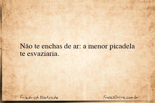 Frase de Friedrich Nietzsche