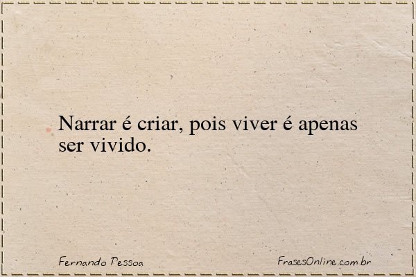 Frase de Fernando Pessoa