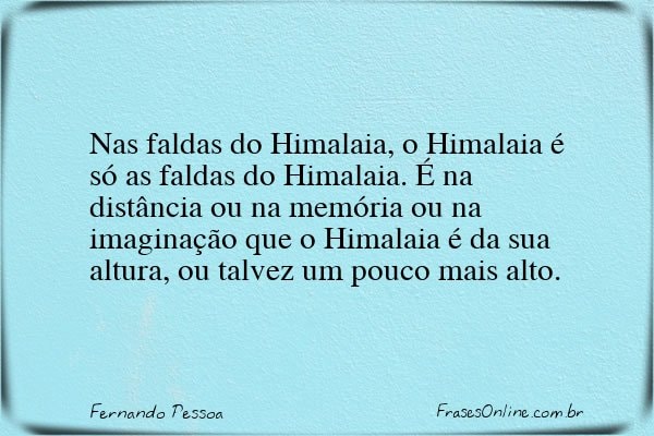 Frase de Fernando Pessoa