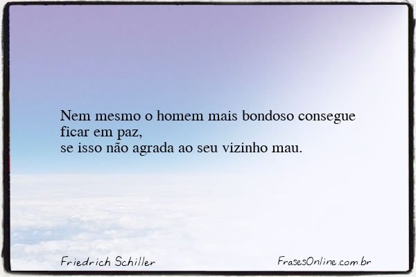 Frase de Friedrich Schiller