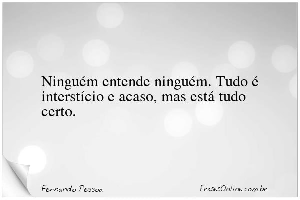 Frase de Fernando Pessoa