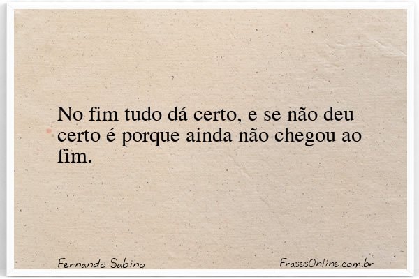 Frase de Fernando Sabino