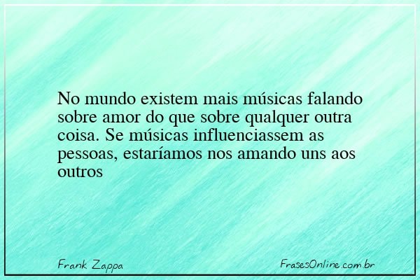 Frase de Frank Zappa