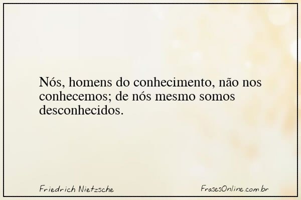 Frase de Friedrich Nietzsche