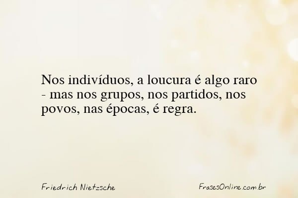 Frase de Friedrich Nietzsche
