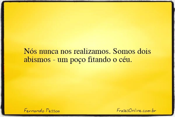 Frase de Fernando Pessoa