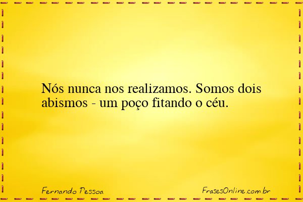 Frase de Fernando Pessoa