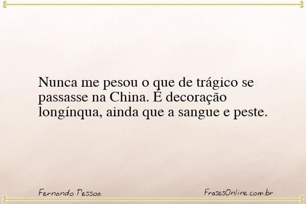 Frase de Fernando Pessoa