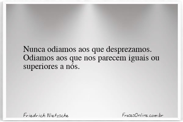 Frase de Friedrich Nietzsche