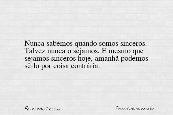 Frase de Fernando Pessoa
