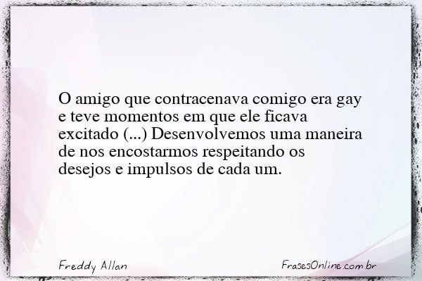 Frase de Freddy Allan