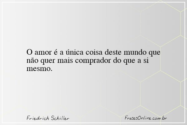 Frase de Friedrich Schiller