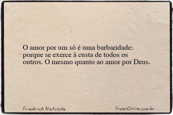 Frase de Friedrich Nietzsche