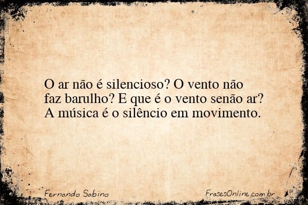 Frase de Fernando Sabino