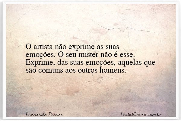 Frase de Fernando Pessoa