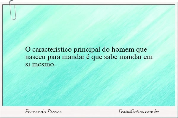 Frase de Fernando Pessoa